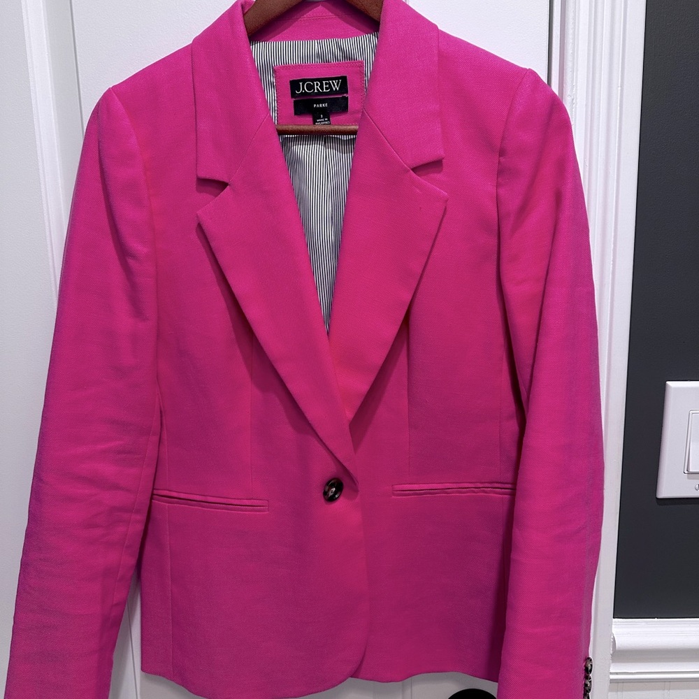 J. Crew Women's Pink Blazer